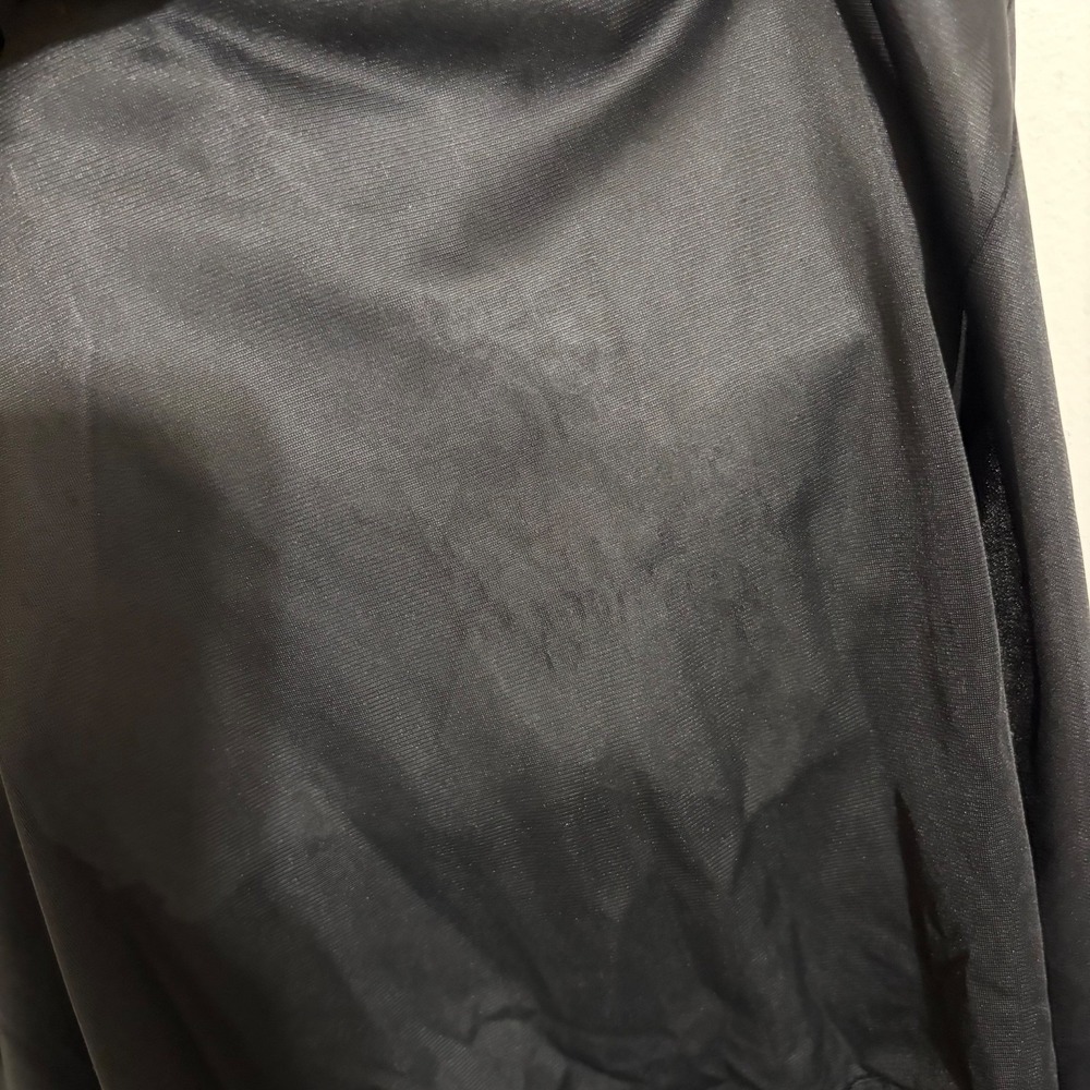 Vintage 60s Whimsigoth Slip Dress S Black Lace Trim V Waist Nightgown Rogers - Picture 11 of 11